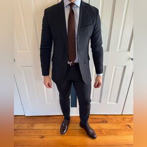 Banana Republic Navy Blue Two-Piece Suit